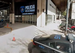 Tragedia en Flores: un policía de la Ciudad murió aplastado por un cartel que cayó de la Autopista 25 de Mayo