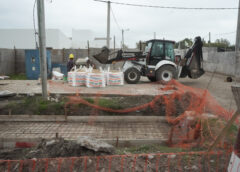 La Plata: La Municipalidad ejecuta la etapa final de una obra para optimizar el sistema de desagües en Romero