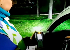 Manejaba borracho y con una licencia de conducir falas por la autopista Riccheri
