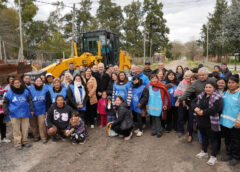Alak inauguró una obra hidráulica clave para el saneamiento de la cuenca del Arroyo Maldonado