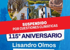 La Plata: Se suspendieron los festejos por el 115° aniversario de Lisandro Olmos