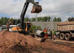 La Plata: Ejecutan trabajos de infraestructura vial y pavimentación en Melchor Romero